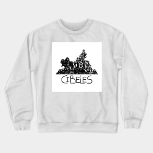 Cibeles Madrid - World Cities Series by 9BH Crewneck Sweatshirt